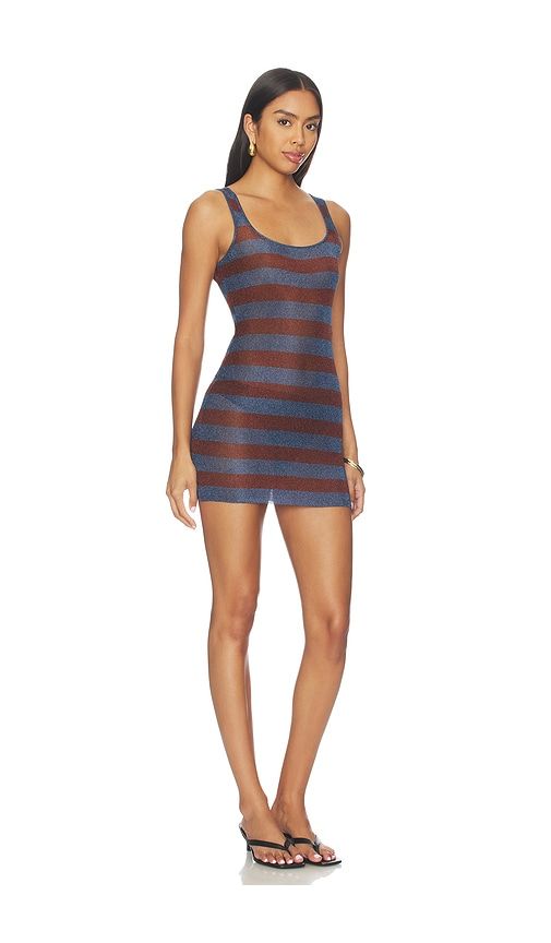 Benni Metallic Knit Dress in . - size L (also in M, S, XL, XS) - SEROYA - Modalova