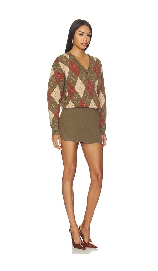 Savvy Sweater Dress in Green. - size L (also in M, S, XL, XS) - SEROYA - Modalova