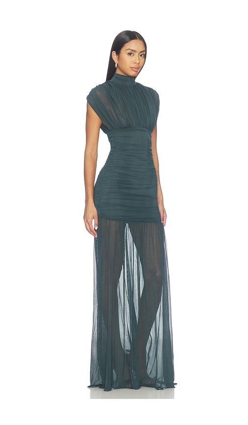 Irit Mesh Dress in Green. - size L (also in S, XS, XXS) - SEROYA - Modalova