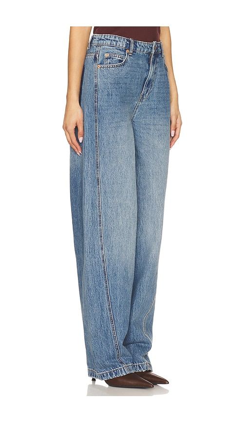 Briar Wide Leg Jeans in Blue. - size 23 (also in 24, 25) - SEROYA - Modalova