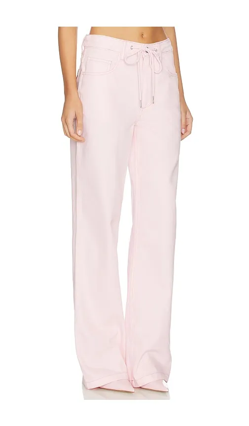 Astrid Denim Pant in Pink. - size 28 (also in 30) - SEROYA - Modalova