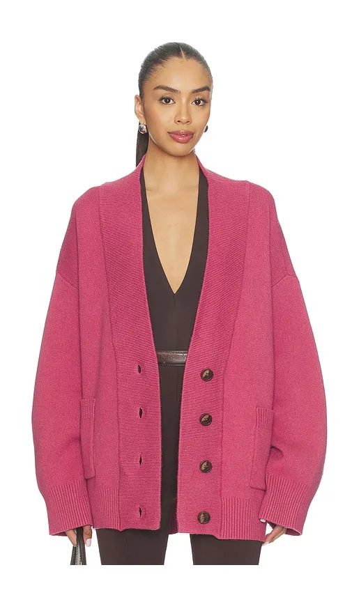 Carley Cardigan in Pink. - size S (also in XS) - SEROYA - Modalova