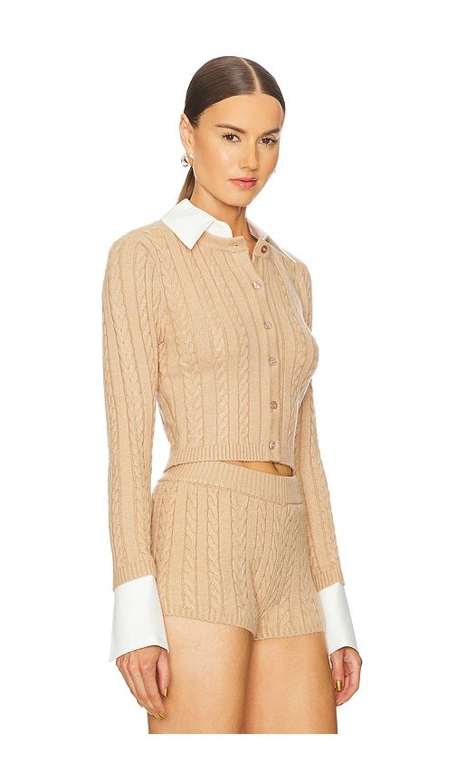 Eloise Cable Knit Cardigan in . - size L (also in XL) - SEROYA - Modalova