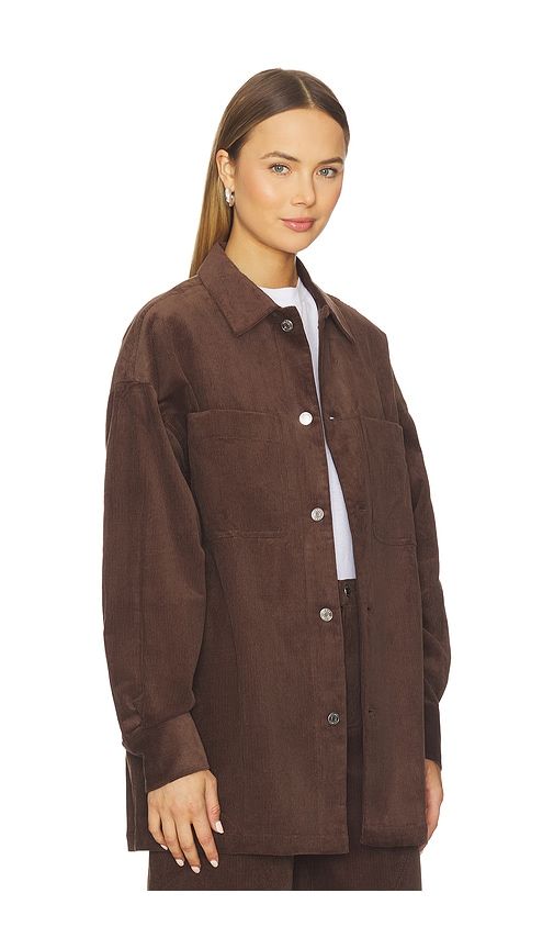 April Corduroy Shacket in Brown. - size M (also in S, XS) - SEROYA - Modalova