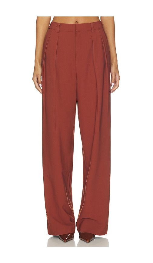 Caro Pant in Rust. - size L (also in M, S, XS, XXS) - SEROYA - Modalova