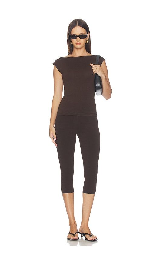 Petra Knit Capri Pant in . Size L. Also in M, S, XL, XS - SEROYA - Modalova