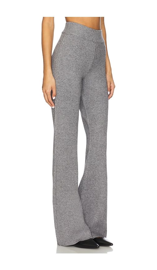 Mickie Knit Flare Pant in Grey. - size L (also in M, XS) - SEROYA - Modalova