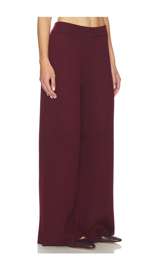Juna Knit Pant in Burgundy. - size S (also in XS, XXS) - SEROYA - Modalova