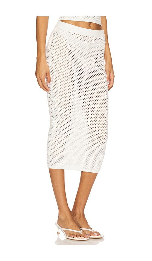 Soren Skirt in White. - size L (also in M) - SEROYA - Modalova