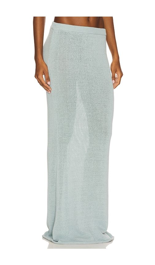 Kora Knit Maxi Skirt in Blue. - size XS (also in XXS) - SEROYA - Modalova