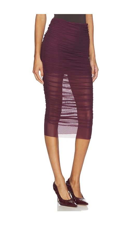 Maja Skirt in Burgundy. - size M (also in XS) - SEROYA - Modalova
