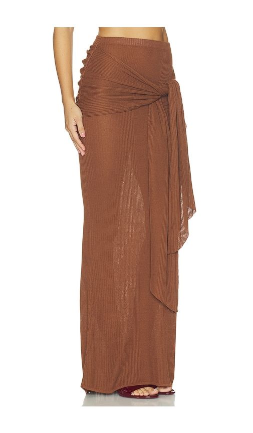 Santee Skirt in Brown. - size L (also in M, S, XL, XS, XXS) - SEROYA - Modalova