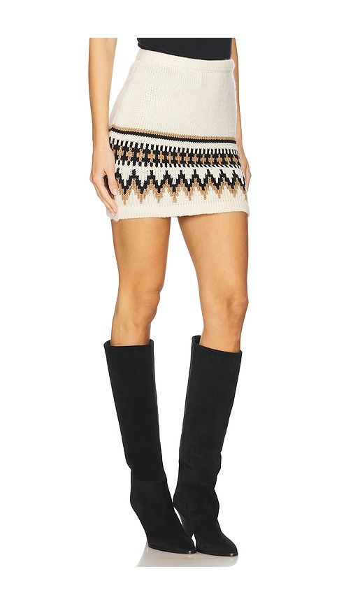 Sierra Mini Skirt in Cream. - size S (also in XXS) - SEROYA - Modalova