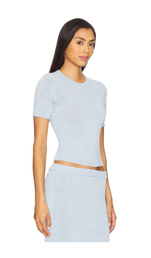Clare Baby Tee in Baby Blue. - size S (also in XS, XXS) - SEROYA - Modalova