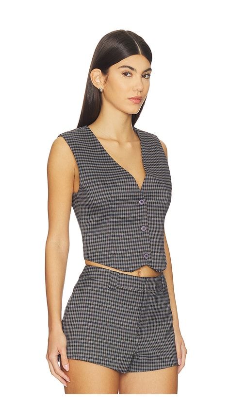 Tatiana Vest in Charcoal. - size L (also in M, S, XL, XS, XXS) - SEROYA - Modalova