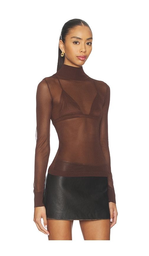 Lainey Top in Brown. - size S (also in XS) - SEROYA - Modalova