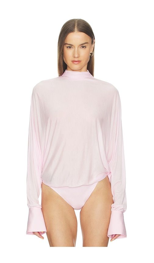 Hawkes Bodysuit in Rose. - size L (also in M, XS) - SEROYA - Modalova