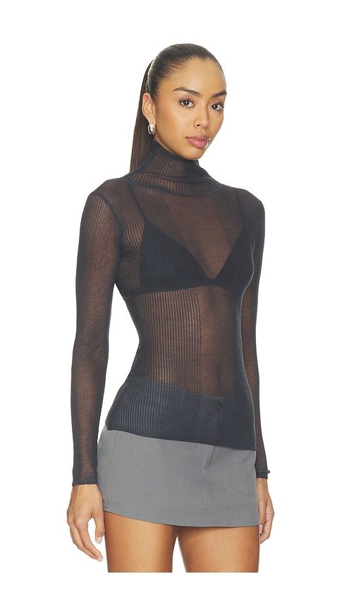 Piper Top in Charcoal. - size L (also in M, S, XL, XS, XXS) - SEROYA - Modalova