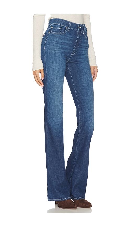 The Leggy Bootcut Jeans in Blue. - size 24 (also in 32, 33, 34) - 7 For All Mankind - Modalova
