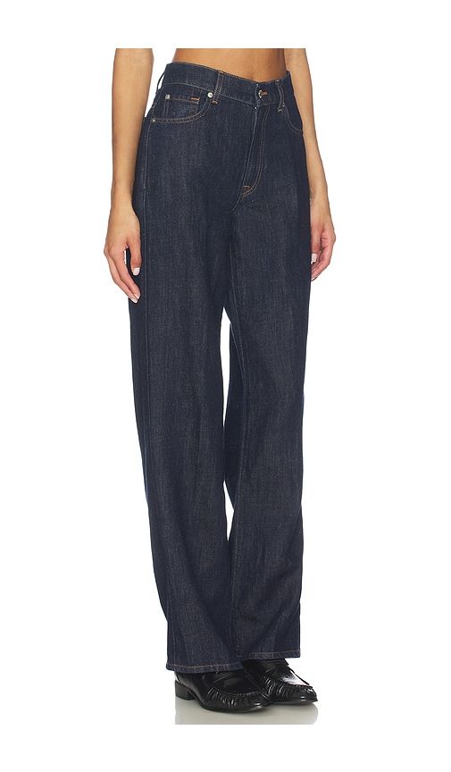 Stovepipe Straight Jeans in Navy. - size 23 (also in 24, 30, 32, 33, 34) - 7 For All Mankind - Modalova