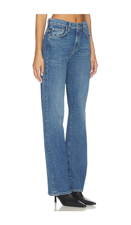 Tess Trouser Jeans in Blue. - size 24 (also in 25, 26, 32, 34) - 7 For All Mankind - Modalova
