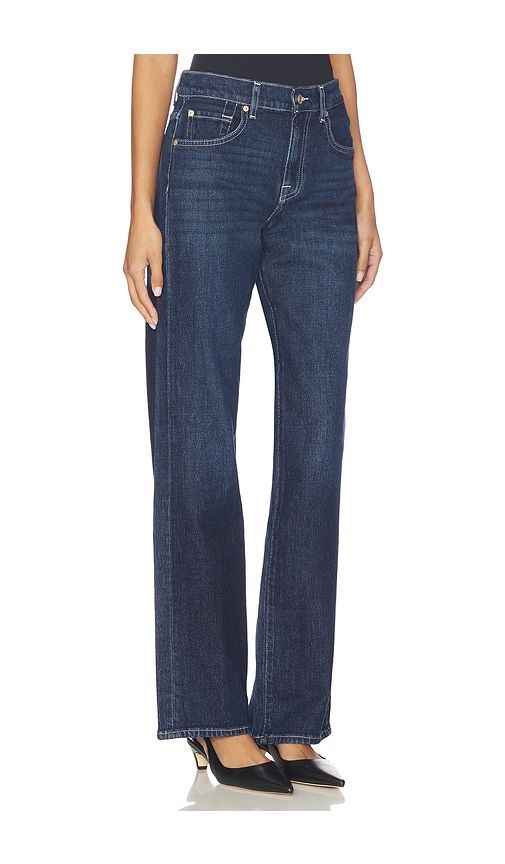 Tess Trouser Jeans in Navy. - size 24 (also in 25, 32, 33) - 7 For All Mankind - Modalova