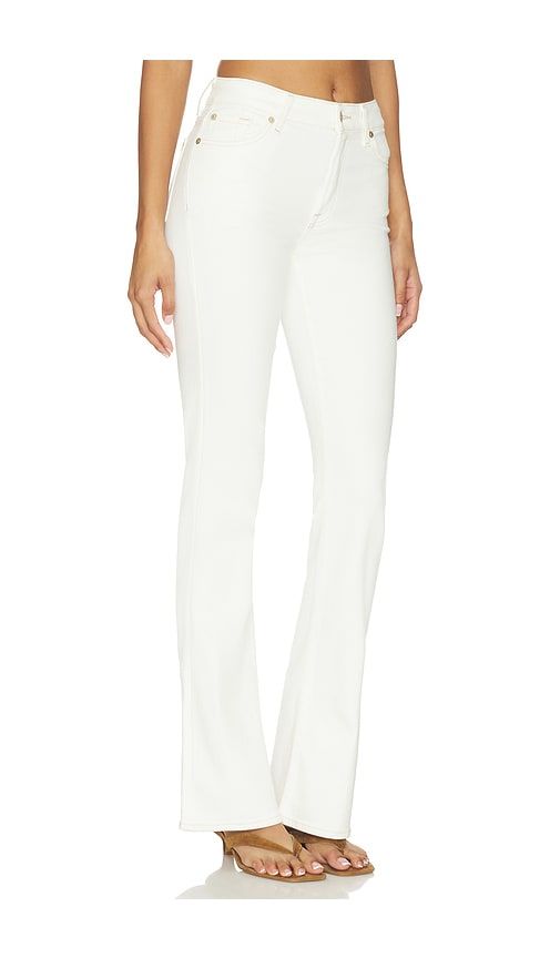 The Leggy Bootcut Jeans in White. - size 25 (also in 27, 28, 29, 30, 31, 33, 34) - 7 For All Mankind - Modalova