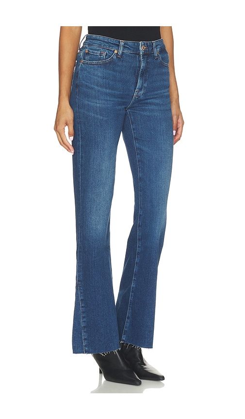 The Leggy Bootcut Jean in Blue. - size 25 (also in 29, 30, 32, 33, 34) - 7 For All Mankind - Modalova