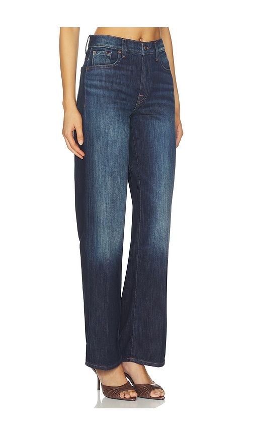 Stovepipe Straight in Blue. - size 23 (also in 26, 27, 28, 29, 30, 31, 32, 33, 34) - 7 For All Mankind - Modalova