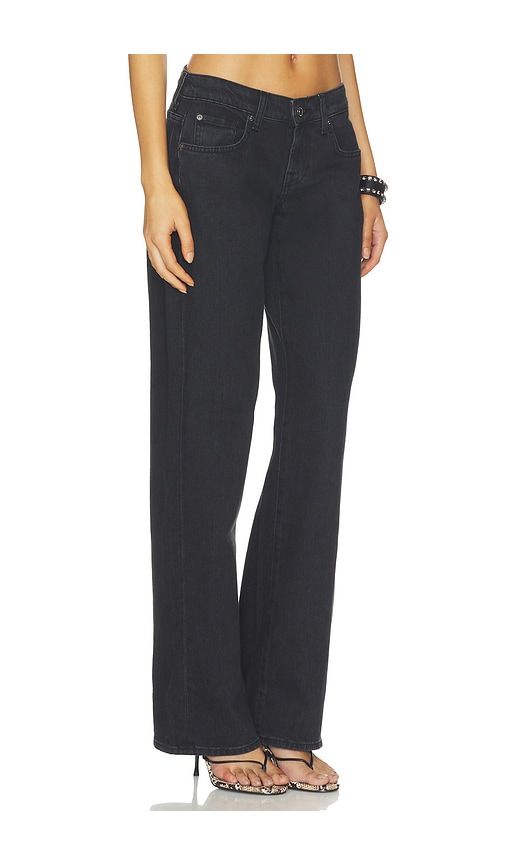 Low Straight in Black. - size 25 (also in 26, 27, 28, 29, 30, 31, 32, 33, 34) - 7 For All Mankind - Modalova