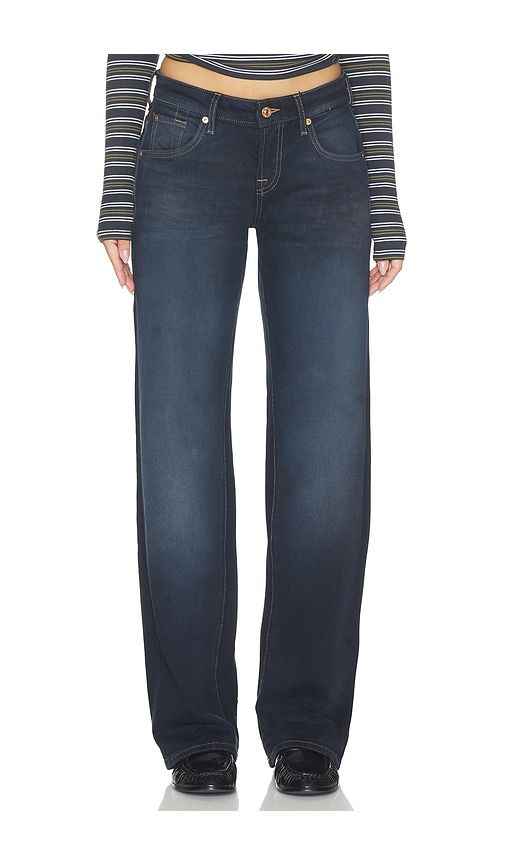 Low Straight in Blue. - size 25 (also in 26, 27, 28, 29, 30, 31, 32) - 7 For All Mankind - Modalova