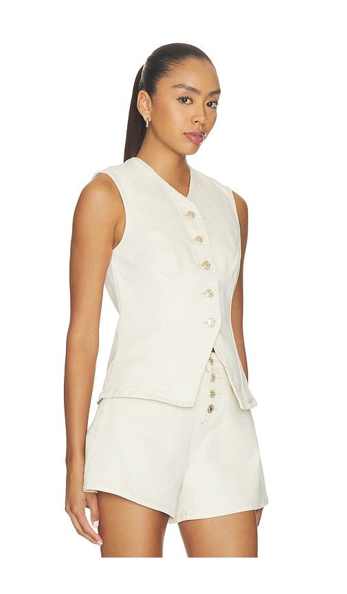 Lady Vest in Ivory. - size L (also in M, S, XL, XS) - 7 For All Mankind - Modalova