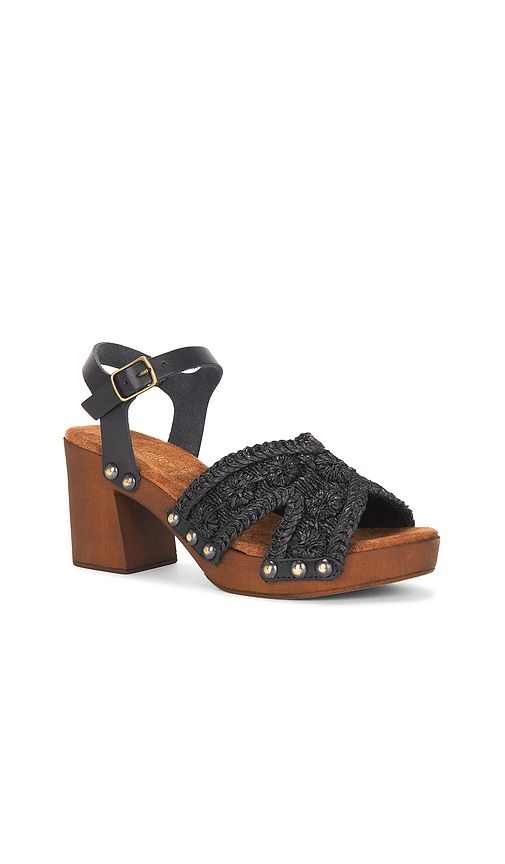 Ravenna Sandal in Black, brown. - size 7.5 (also in 8) - Seychelles - Modalova