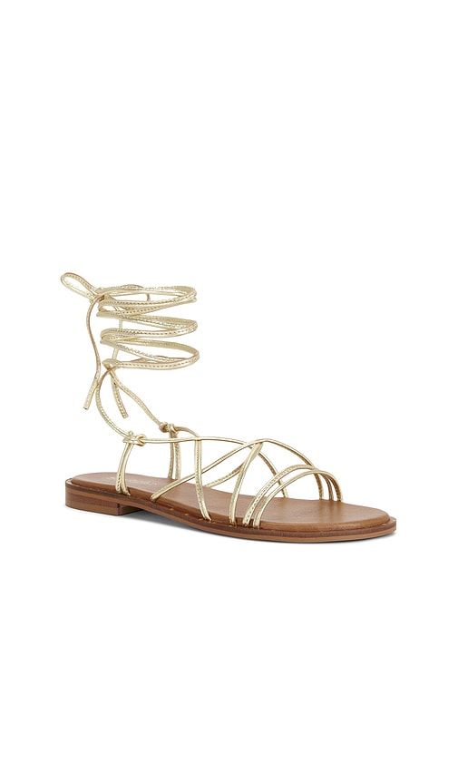 Lighthouse Sandal in Metallic Gold. - size 6 (also in 9) - Seychelles - Modalova