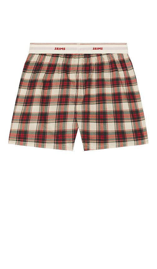 Cotton Poplin Boxers in Red. - size L (also in M, S, XL/1X, XXL/2X) - SKIMS - Modalova