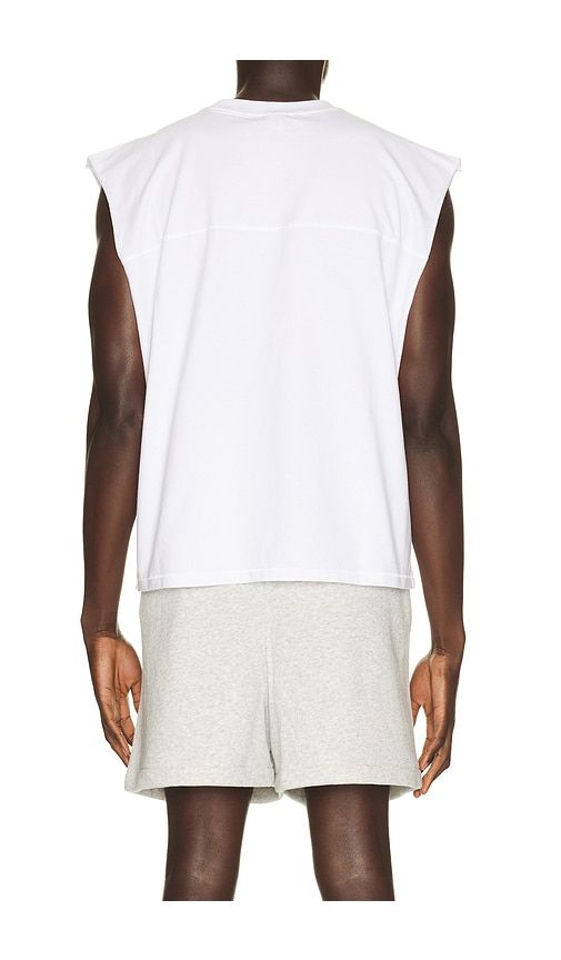 Heavyweight Cotton Cropped Cutoff Tee in Cream. - size L (also in S, XXL/2X) - SKIMS - Modalova