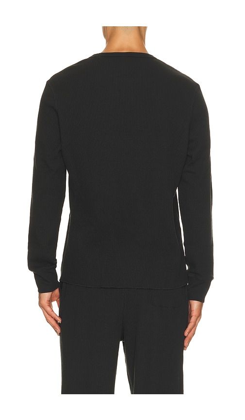 Branded Classic Waffle Crewneck T-shirt in Black. - size L (also in M, S, XL/1X, XXL/2X) - SKIMS - Modalova