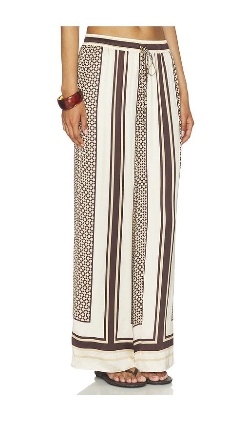 Meret Drawstring Pant in in Brown. - size 10 (also in 12, 4, 6, 8) - Shona Joy - Modalova