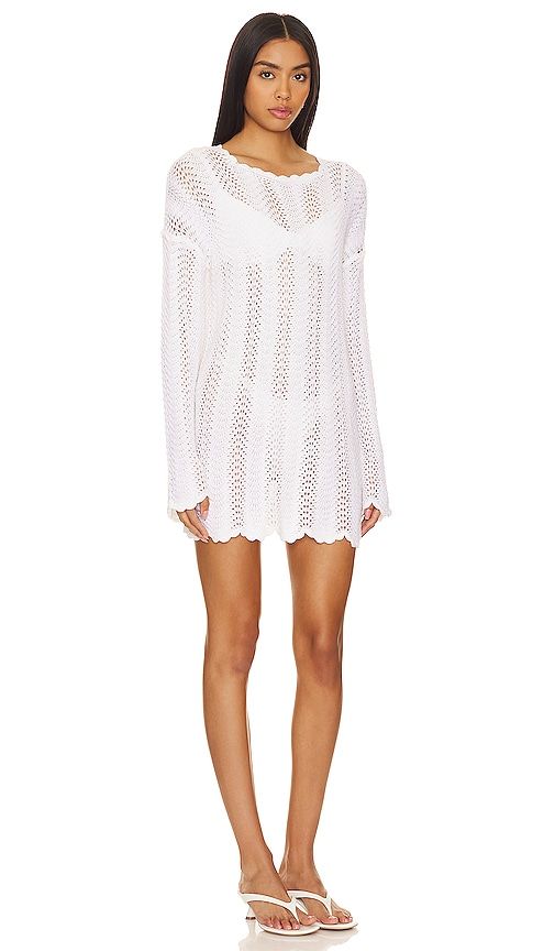 Packable Pullover Coverup in White. - size L (also in S, XL, XS) - Show Me Your Mumu - Modalova