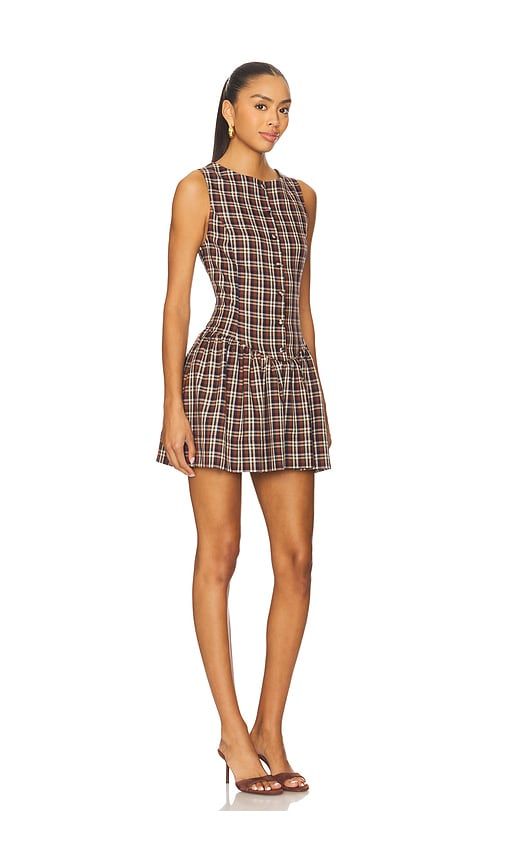 Meester Mini Dress in Brown. - size L (also in M, S, XL) - Show Me Your Mumu - Modalova