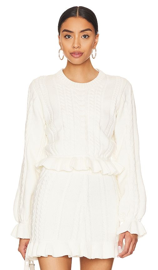Ridley Ruffle Sweater in . Size M, S, XL, XS - Show Me Your Mumu - Modalova