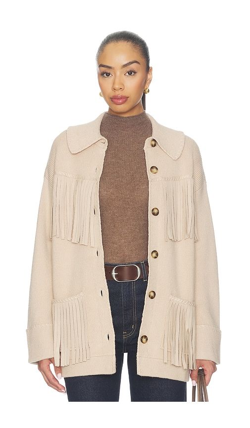 Santa Barbara Jacket in Tan. - size L (also in M, S, XL, XS) - Show Me Your Mumu - Modalova