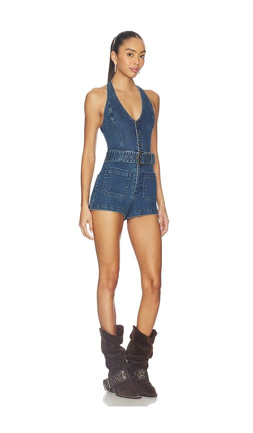 Fort Worth Romper in Blue. - size L (also in M, XL) - Show Me Your Mumu - Modalova