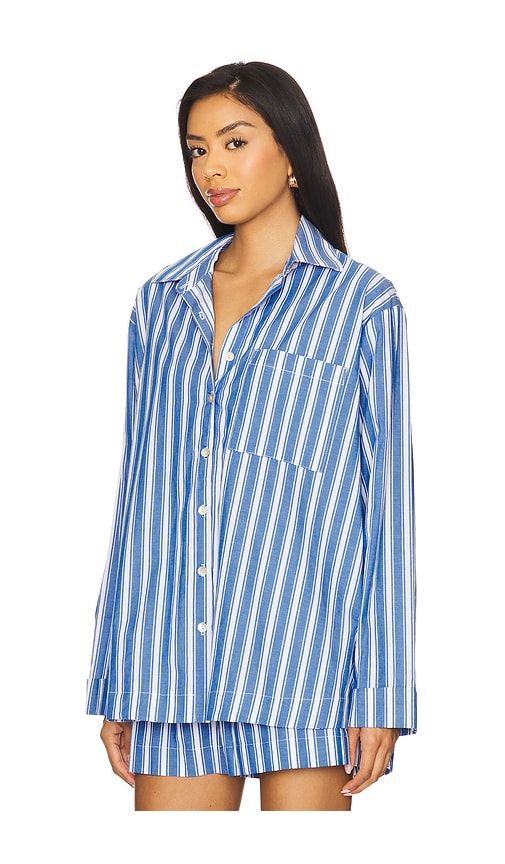 Braxton Button Down in Blue. - size L (also in M, S, XL, XS) - Show Me Your Mumu - Modalova