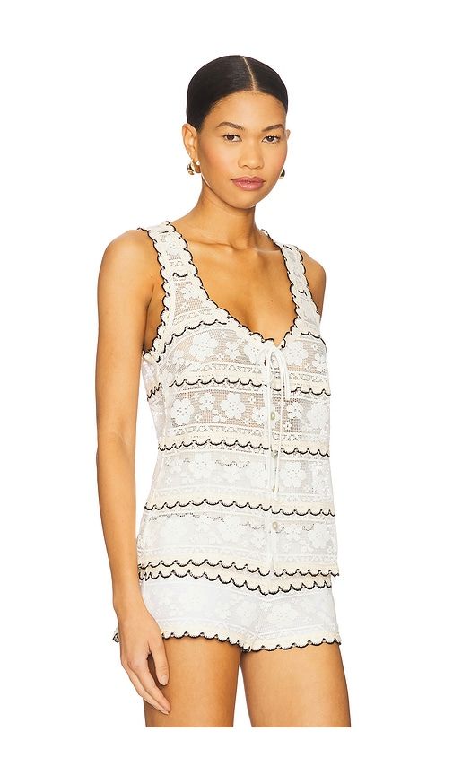 Take It Easy Tank in Cream. - size L (also in M, XL) - Show Me Your Mumu - Modalova