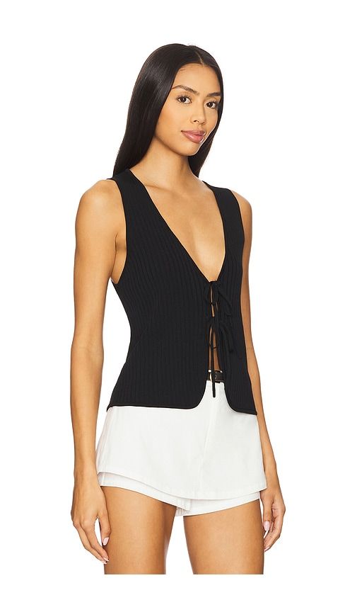 Time Out Tie Top in Black. - size L (also in M, S, XL) - Show Me Your Mumu - Modalova