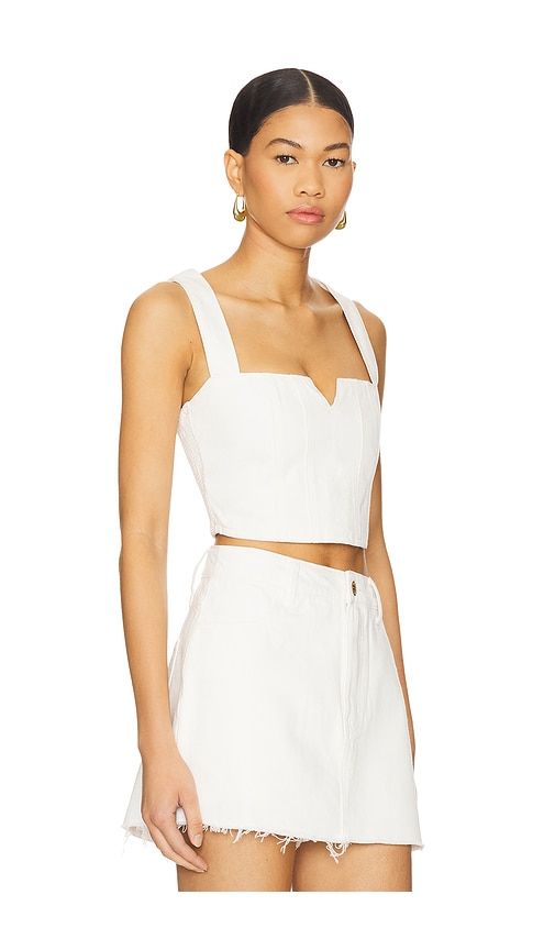 Crossroads Corset Top in White. - size M (also in L, XL) - Show Me Your Mumu - Modalova