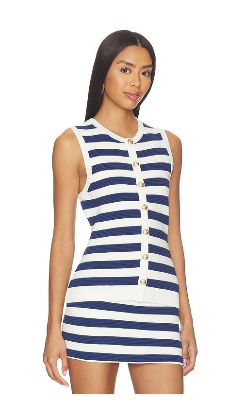 Devin Tank in Navy,White. - size L (also in M, S, XL, XS) - Show Me Your Mumu - Modalova
