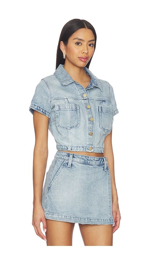 Monroe Top in Blue. - size L (also in M, S, XL, XS) - Show Me Your Mumu - Modalova