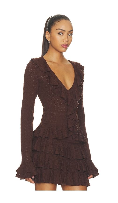 Marley Top in Brown. - size L (also in M, S, XL, XS) - Show Me Your Mumu - Modalova
